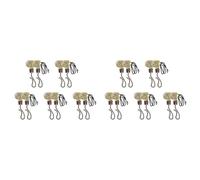 Tuminfar Interrupteur de LumièRe de Ventilateur de Plafond ZE-109 Interrupteur de LumièRe à Deux Fils avec Cordons Traction pour Ventilateurs de Plafonnier Lampes 20 PièCes Bronze