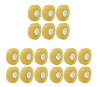 Tuminfar Paquet de 18 Rubans de Hockey Transparents Rouleau de Adhésif Polyvalent Protège-Tibia Rouleau de de Chaussette Équipement de Sport 2.4Cm X 28M Cadeaux de Sport Hockey