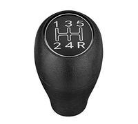 Tuminfar Pommeau de Levier de Vitesse de Voiture Manuel à 5 Vitesses Manette de Vitesse Levier de PoignéE pour 504 505 309 205 Argent ABS