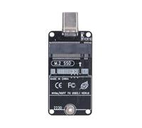 Tuminfar pour M2 NVME SSD Riser Adaptateur RTL9210B Protocole Double Protocole 10 Gbps USB 3.2 Gen2 Type C M. 2 B + M/M CLÉ