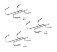 Tuminfar Support de Piscine 6Pcs en Aluminium, Crochet Parfait pour Bâtons Télescopiques, écumoires, Filets, Brosses