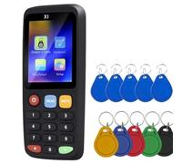 Tuminfar X7 RFID Chip NFC Décodeur Duplicateur Lecteur Écrivain + 5xCUID/UID Porte-Clés Étiquette Copieur 125KHz 13.56MHz Badge Clone Carte