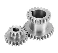 Tumintu 2Pcs / Set Cj0618 Dents T29Xt21 T20Xt12 Dual Dears Métal Tour Engrenage Dupliquer Engrenage Double Engrenage