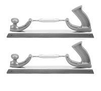 Tumintu 2X Cadre Ajustable Fraisé Dent Polisseur de Corps de Voiture Fichiers Polissage de Panneau En Métal Dent Courbe Porte-Fichier En Acier (Moyen)