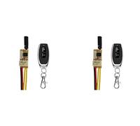 Tumintu 2X Commutateur à Distance 433MHZ 4.2V 4.5V 5V 6V 7.4V 9V 12V Petits Commutateurs Sans Fil à Contact de Relais NO COM NC Mini Switch