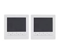 Tumintu 2X Le Régulateur de Température Bleu de Thermostat de Chauffage de Chaudière Une Gaz pour Les Chaudières Programmable Hebdomadaire