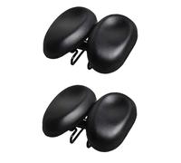 Tumintu 2X Nouveau SièGe de VéLo sans Nez SièGe de VéLo Confortable pour Femmes Coussin de Selle à Double Coussin Ergonomique Doux