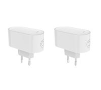 Tumintu 2X Passerelle Tuya ZigBee Hub Passerelle ZigBee Multimode Hub Bluetooth Mesh pour Domotique Intelligente Prise UE