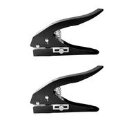 Tumintu 2X Perforateur de Papier Circulaire de 12 mm, Perforateur de Papier Rond à Main pour Cartes D'Identité, Cartes en PVC, Badges, Photos