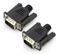 Tumintu 2X Vga Virtuel Adaptateur D'Affichage Mâle Prise Factice Edid sans Tête Émulateur Fantôme Plaque De Verrouillage
