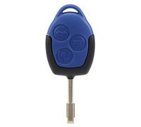 Tumintu 3 Bouton Couverture Shell ClÉ Corps De La TÉLÉCommande Et ClÉS pour Transit Bleu