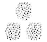 Tumintu 300Pcs Embout Gaines Fixation Cable Frein Vitesse 5mm Metal Argent pour Velo