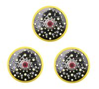 Tumintu 3X 150 mm 5/16 Filetage 52 Trous Moyenne Densité Aléatoire Ponceuse Orbitale Crochet et Boucle Support Compatible avec CEROS DEROS