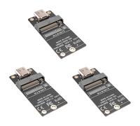 Tumintu 3X Adaptateur de Boîtier SSD M.2 vers Type-C Carte Intercalaire de Boîtier de Disque Dur M2 NVME Puce JMS583 10 Gbit/S Prise en Charge de SSD 2230 2242 2260