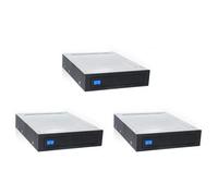 Tumintu 3X Baie de Disquette Interne III 6 Gbit/S sans Plateau de 2,5 à 3,5 Pouces Rack Mobile pour Fond de Panier de Disque Dur SSD HDD de 2,5 Pouces