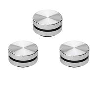 Tumintu 3X Le Mini Haut-Parleur Bluetooth Portable Transforme n'importe Quoi en Haut-Parleur sans Fil avec Conduction Osseuse et Vibration par Induction (Argent)
