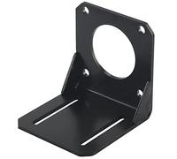 Tumintu 4 PièCes SéRies 57 Moteur Pas à Pas Nema 23 SièGe Fixe, Support de en Acier pour Moteur Pas à Pas Nema 23, avec Vis de