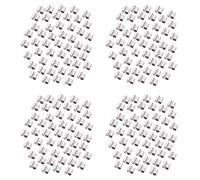 Tumintu 400Pcs Embout Gaines Fixation Cable Frein Vitesse 5mm Metal Argent pour Velo