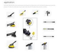 Tumintu 40X Joint Torique pour Tuyau Buse Joint Torique de Rechange Joint Torique 2.640-729.0 Joint Torique en Caoutchouc Nettoyeur pour K2 K3 K4 K5 K6 K7 A