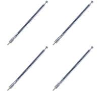 Tumintu 4X Antenne Telescopique pour Radio TV Design de 6 Sections 49cm 19.3 Pouce