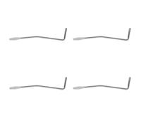 Tumintu 4X Levier en Acier de Vibrato de Bras de Bascule de 5,0Mm D'Argent pour des Instruments de Guitare ÉLectrique