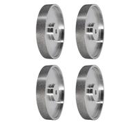 Tumintu 4X Meule CBN, 6 Pouces de Diamètre X 1 Pouce de Large, avec Arbre de 1/2 Pouce, Meule Diamantée pour Affûter HSS, Grain 80