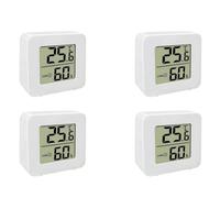 Tumintu 4X Mini Thermomètre Intérieur LCD Numérique Température Hygromètre Jauge Capteur Humidité Mètre Maison