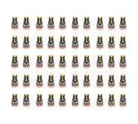 Tumintu 50 Pieces 100K Ohm 3 Bornes Lineaires Cone Audio Rotatif Pot de Potentiometre de Type B