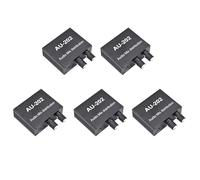 Tumintu 5X AU-202 MéLangeur StéRéO 2 EntréEs 2 Sorties Distributeur Audio pour Casque AMP de Puissance Externe ContrôLe du Volume Seul