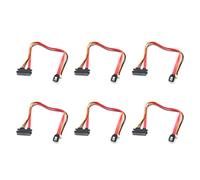 Tumintu 6X Câble d'alimentation de DonnéEs de Disque Dur IntéGré Câble d'alimentation de DonnéEs 4 Pin et 3.0 Mâle vers 22 Pin (7 + 15 Pin)