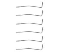 Tumintu 6X Levier en Acier de Vibrato de Bras de Bascule de 5,0Mm D'Argent pour des Instruments de Guitare ÉLectrique