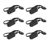 Tumintu 6X Male D-Tap B Type Power Dtap Tap to 4 P-Tap Ptap Hub Adaptateur Splitter Électrique pour Photographie Accessoires de Puissance