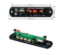 Tumintu 6X Module USB MP3 Bluetooth 12V MP3 WMA DéCodeur Carte Module Audio FM AUX USB TF Radio pour Voiture Haut-Parleur de Musique à Distance