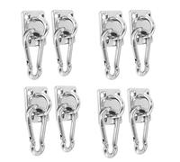 Tumintu 8 Ensembles de Crochets en U en Forme de U pour Mural au Plafond Suspendu Hamac Multifonctions Robuste pour Hamac Crochet de Fixation pour Socle en MéTal avec Crochet