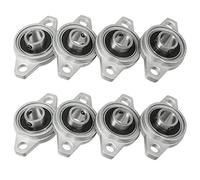 Tumintu 8 Pièces Séries KFL001 12mm Alliage de Zinc Auto-Alignement Oreiller Bloc Bride Portant Logement de Roulement Rhombique