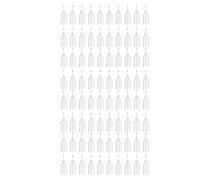 Tumintu 80 Bouteilles de Pomme de Bout de SéRie de PréCision, Bouteilles Vides de Taille pour des Articles de Collage, Artisanat de Papier de Bouteille DIY, Peinture Acrylique, 30Ml / 1Oz