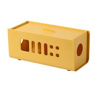 Tumintu BoîTe de Rangement de Câbles de Couleur Cacher Les Cordons Multiprises Protection Contre Les Surtensions Gestion des Fils BoîTier de Fil Chargeur Prise Organisateur A