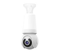 Tumintu Caméra Ampoule 2MP WiFi 360° Couleur Nuit Conversation Bidirectionnelle Surveillance de Sécurité E27 Caméra Aucun Câblage Requis pour Intérieure B