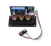 Tumintu Carte Amplificateur de Puissance NuméRique 2.1 Canaux + Câble Audio AUX 2X25W + 50W BT5.0 Subwoofer Classe D Carte Amplificateur DC12-20V