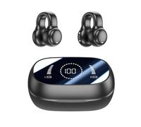 Tumintu Casque sans Fil à Conduction Osseuse de Haute Qualité Bluetooth Casque de de Sport de Réduction du Bruit Noir