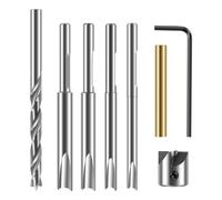 Tumintu Kit de 8pcs de Coupe-Baril en Acier Haute Vitesse avec Tête de Coupe de 3/4 Pouces pour Stylo en Bois. Outil de Menuiserie.