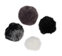 Tumintu Lavalier Universel Microphone Fourrure Pare-Brise Pare-Brise Vent Manchon Doux pour Lavalier Microphone 5 mm