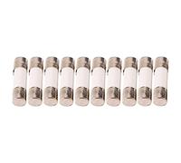 Tumintu Lot de 10 fusibles rapides en céramique 250 V 0,5 A 500 mA 5 mm x 20 mm