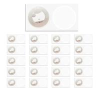 Tumintu Lot de 500 Étiquettes NFC Ntag216, Étiquettes NFC 13,56 MHz, 888 Octets de Mémoire