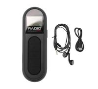 Tumintu Mini Radio FM de Poche avec Écran LCD Rétroéclairé Casque Filaire 3,5 mm
