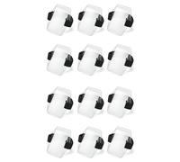 Tumintu Porte-Badge de Bras - 12 Pièces Porte-Carte D'Identité de Brassard Badge de Brassard Étanche avec Sangle Élastique Réglable