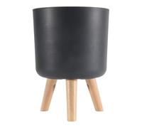 Tumintu Pots de fleurs modernes avec pieds support chambre et salon sol debout pot fleurs pot maison jardin plantes pots pots - A