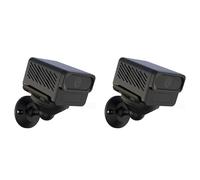 Tumintu Tuya Lot de 2 caméras Wi-Fi 2K 2,4 G et 5 G avec détecteur de mouvement PIR intégré Vision nocturne Audio vocal