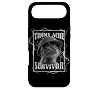Tummy Ache Survivor Funny Cat Dramatic Lightning Band Coque pour iPhone Air