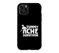 Tummy Ache Survivor Funny Graphic Vintage Coque pour iPhone 11 Pro